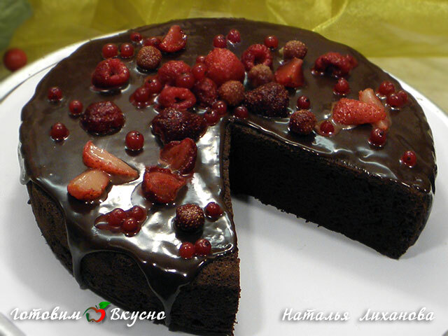 Шоколадный торт быстро и легко - фото рецепта