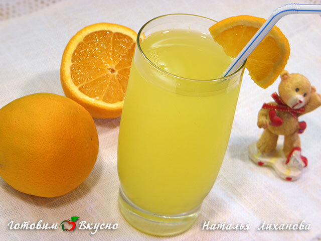 Апельсиновый напиток - фото рецепта
