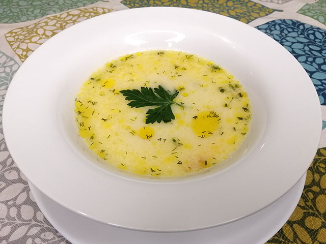 Сырный суп с куриными сердечками - фото рецепта