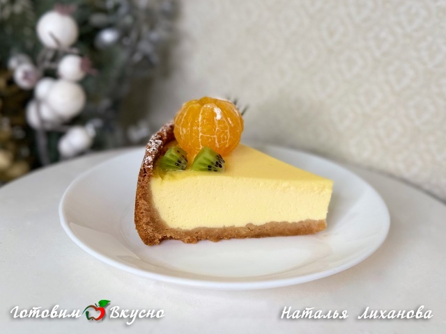 Cheesecake met zure room - фото рецепта